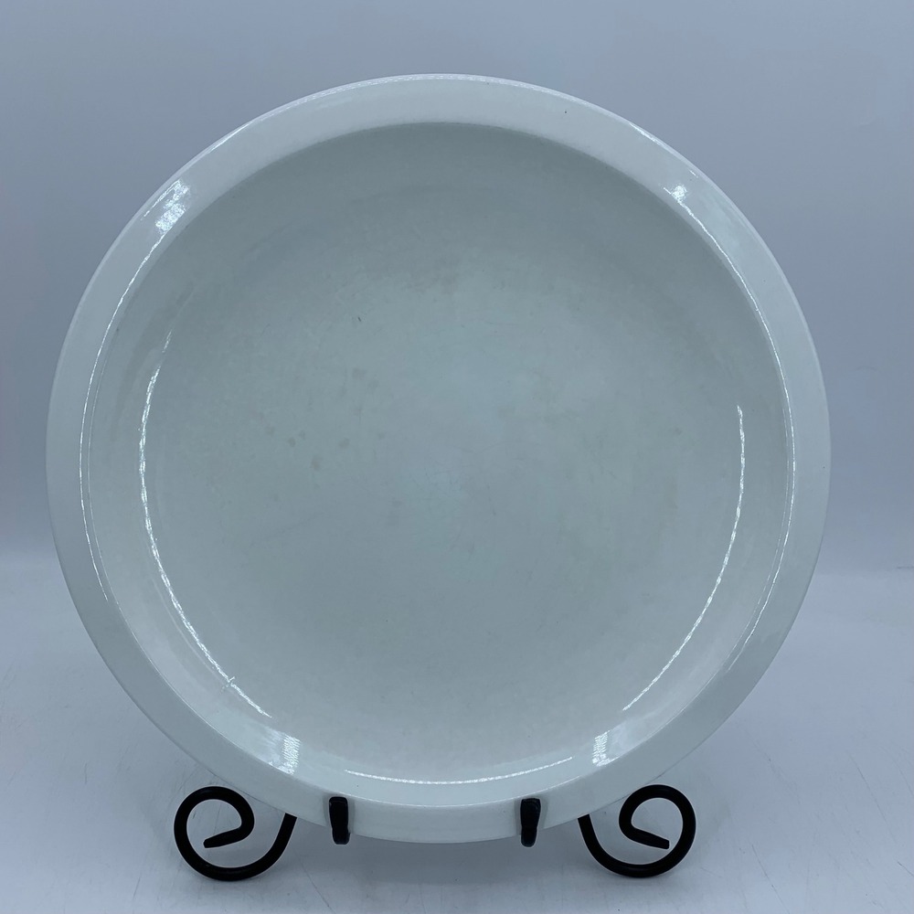 Pottery Barn Suppertime White Ceramic Dinner Plate 10.5" Replacement Farmhouse